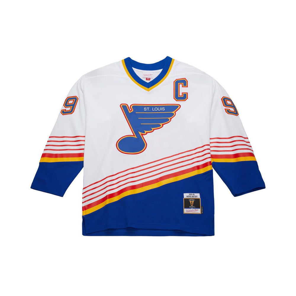 ST. LOUIS BLUES GRETZKY POWER PLAY JERSEY - WHITE Jersey Mitchell & Ness