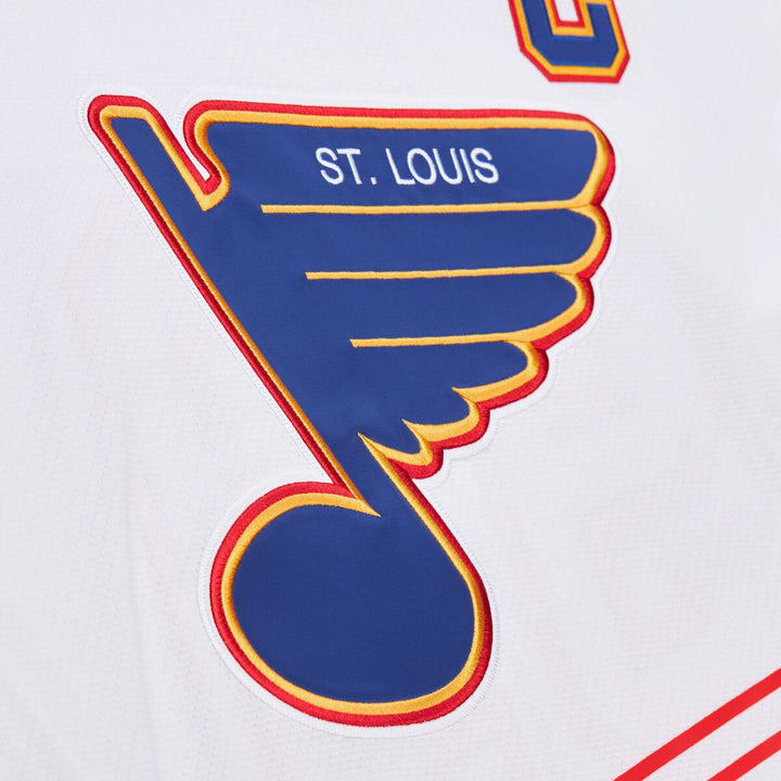 ST. LOUIS BLUES GRETZKY POWER PLAY JERSEY - WHITE Jersey Mitchell & Ness