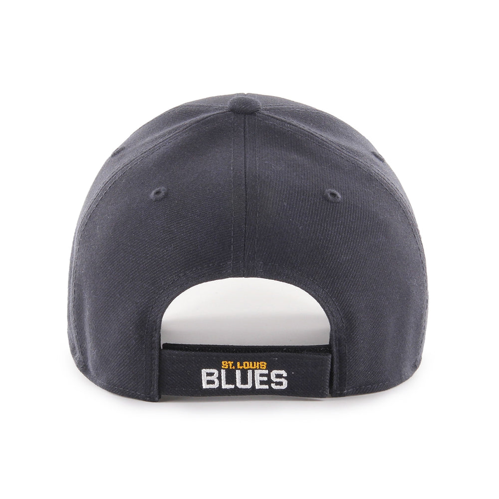 ST. LOUIS BLUES DAVID AND YOUNG PONYFLO LADIES HAT - NAVY