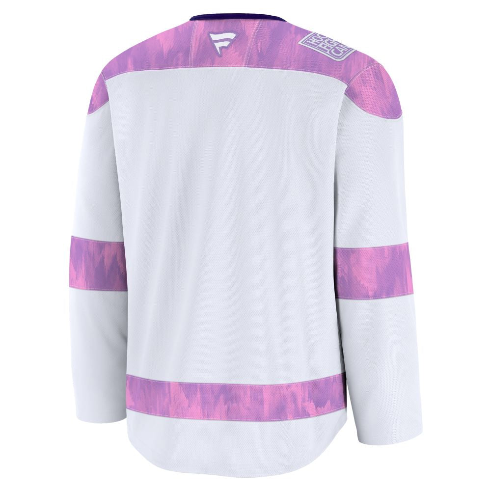 ST. LOUIS BLUES 24/25 FANATICS PREGAME HOCKEY FIGHTS CANCER JERSEY - WHITE Jersey Fanatics   