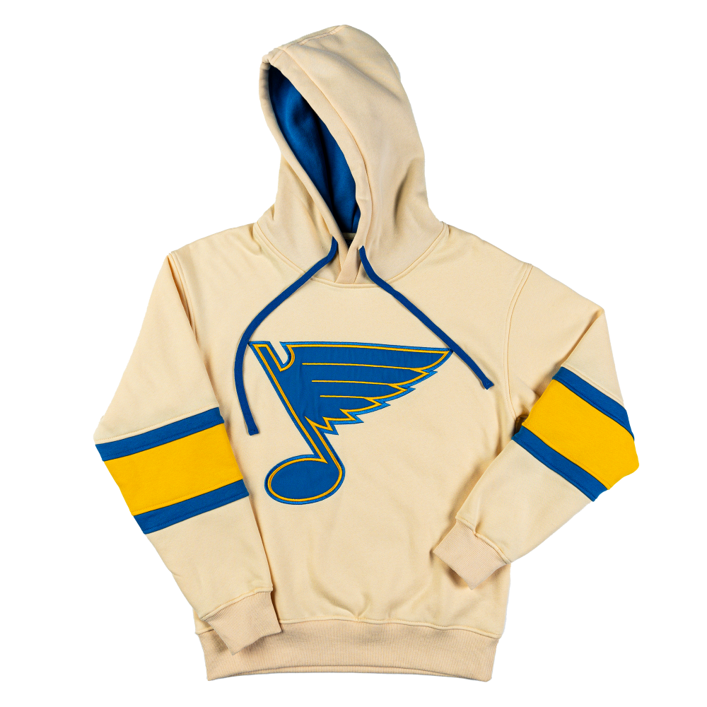 ST. LOUIS BLUES SERIES SIX WCN COLORBLOCK HOODIE - CREAM Hoodie Series Six   