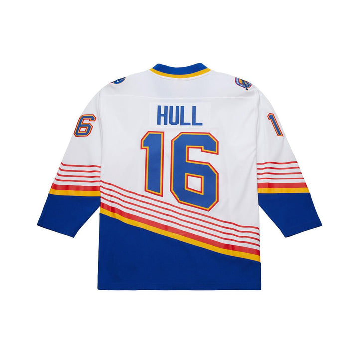 ST. LOUIS BLUES HULL POWER PLAY JERSEY - WHITE Jersey Mitchell & Ness