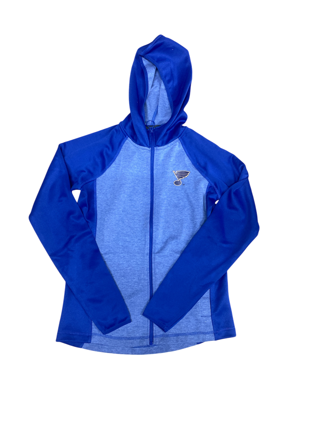 ST. LOUIS BLUES G-III LADIES FULL ZIP FAN FAVORITE HOODIE - ROYAL Outerwear G-III   