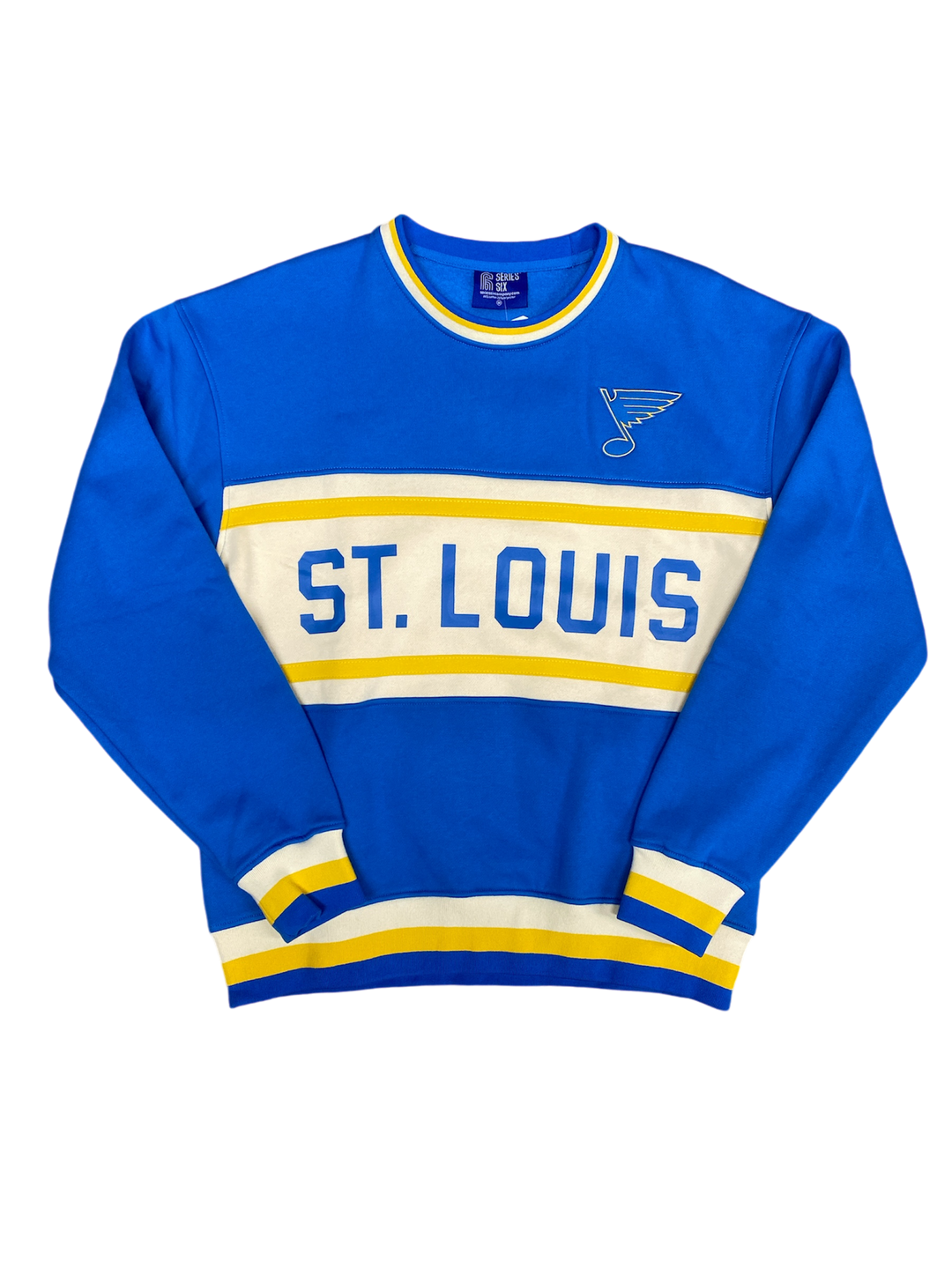 ST. LOUIS BLUES SERIES SIX ST. LOUIS COLORBLOCK CREW - AIR FORCE BLUE Outerwear Series Six   