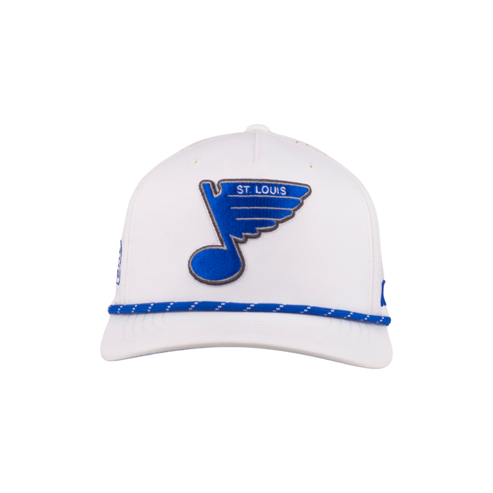 ST. LOUIS BLUES CAPX RETRO NOTE PERFORMANCE SNAPBACK - WHITE Hat CapX