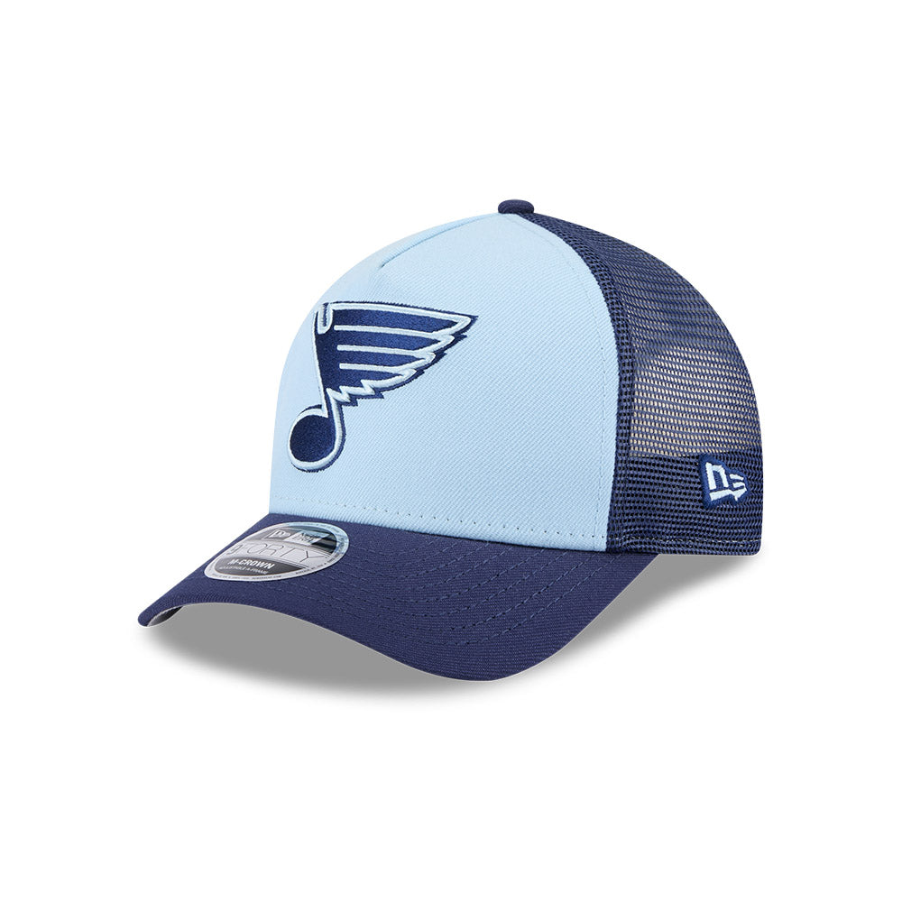 ST. LOUIS BLUES NEW ERA 940MC TONAL NOTE MESH ADJUSTABLE - LIGHT BLUE Hat New Era