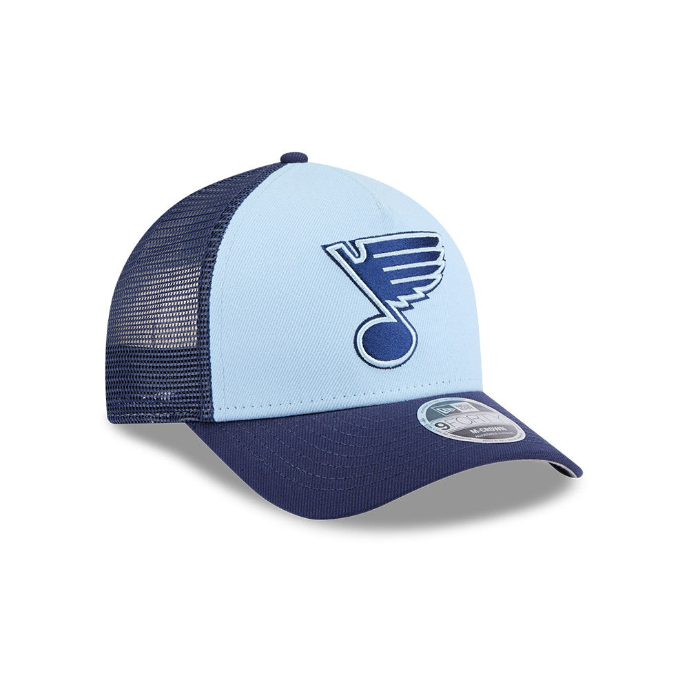 ST. LOUIS BLUES NEW ERA 940MC TONAL NOTE MESH ADJUSTABLE - LIGHT BLUE Hat New Era