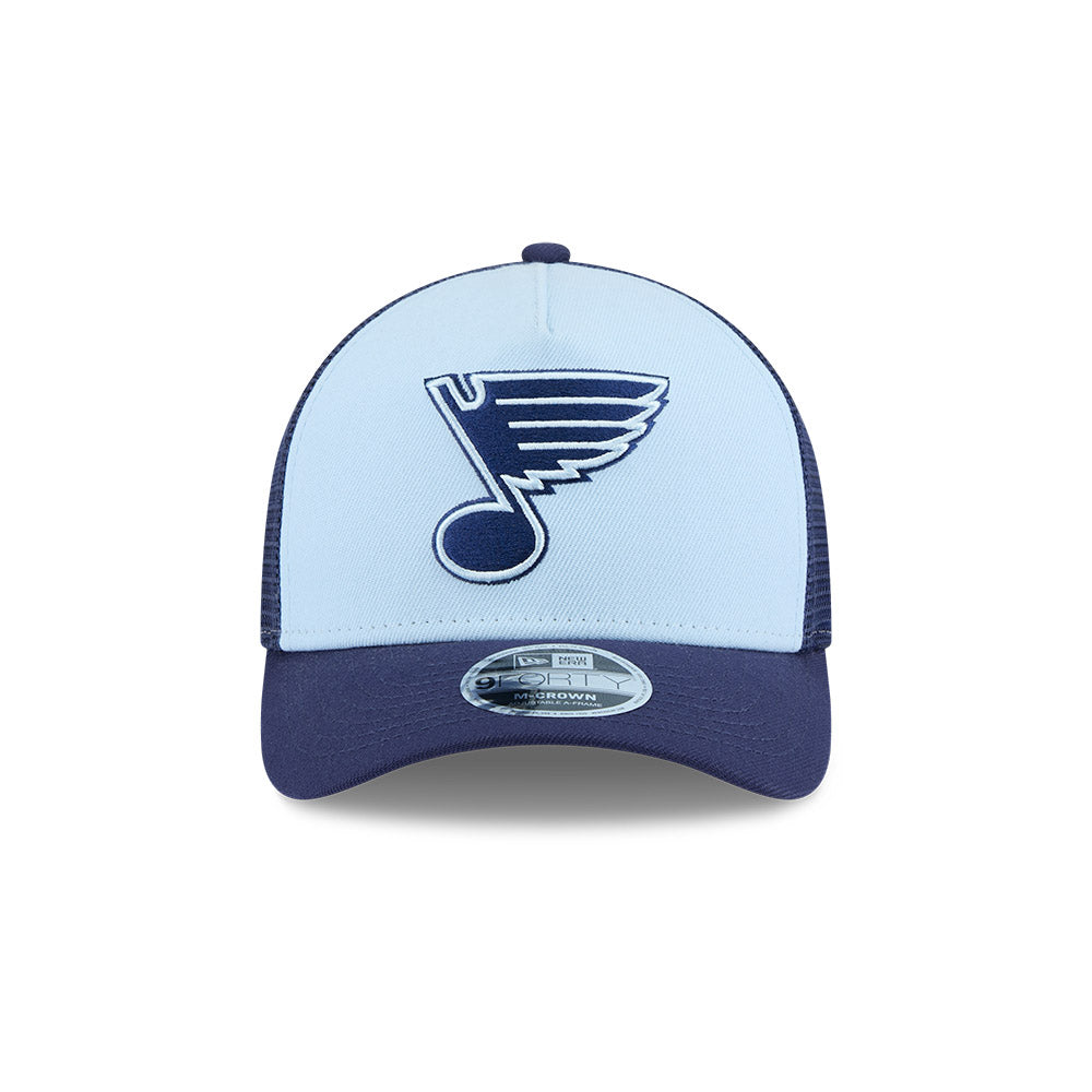 ST. LOUIS BLUES NEW ERA 940MC TONAL NOTE MESH ADJUSTABLE - LIGHT BLUE Hat New Era