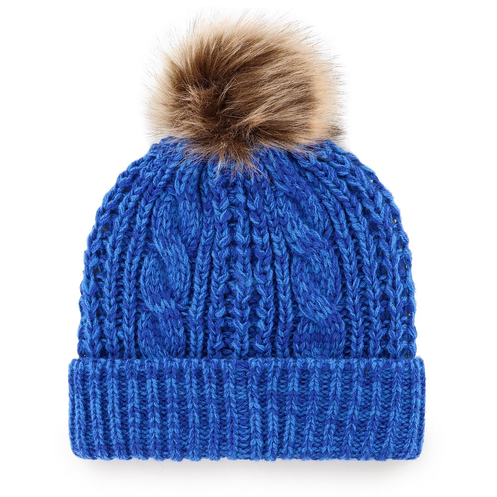 ST. LOUIS BLUES 47' LADIES MEEKO POM KNIT HAT - ROYAL Knit '47 Brand   