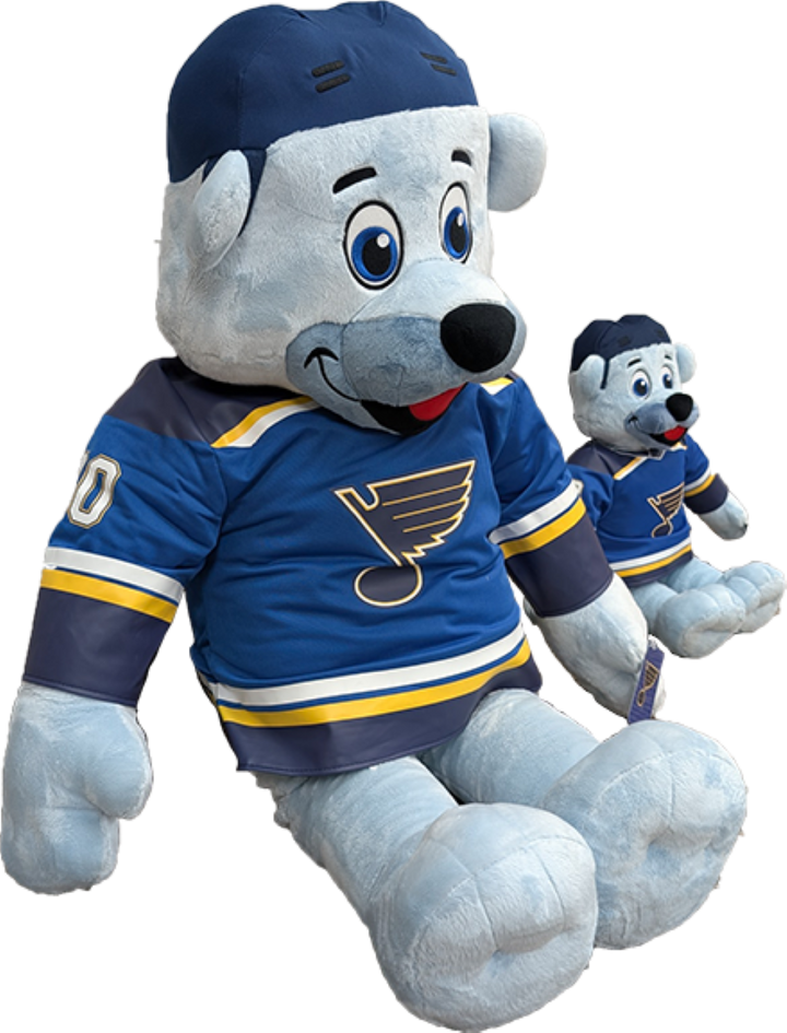 ST. LOUIS BLUES LOUIE 35 INCH PLUSH Novelties Stuffed Animal House   