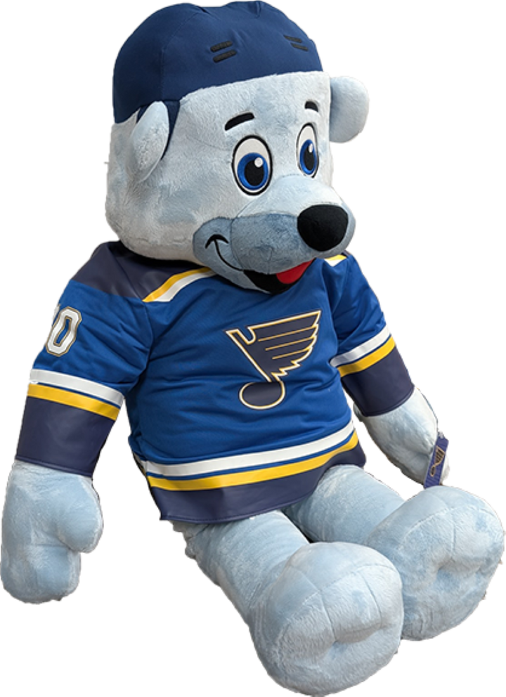 ST. LOUIS BLUES LOUIE 35 INCH PLUSH Novelties Stuffed Animal House   