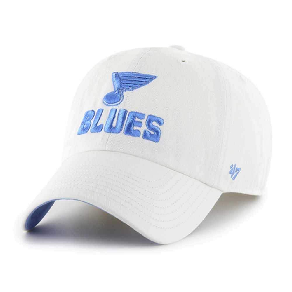 ST. LOUIS BLUES ’47 LADIES LUMINANCE STRAPBACK - WHITE Hat '47 Brand   