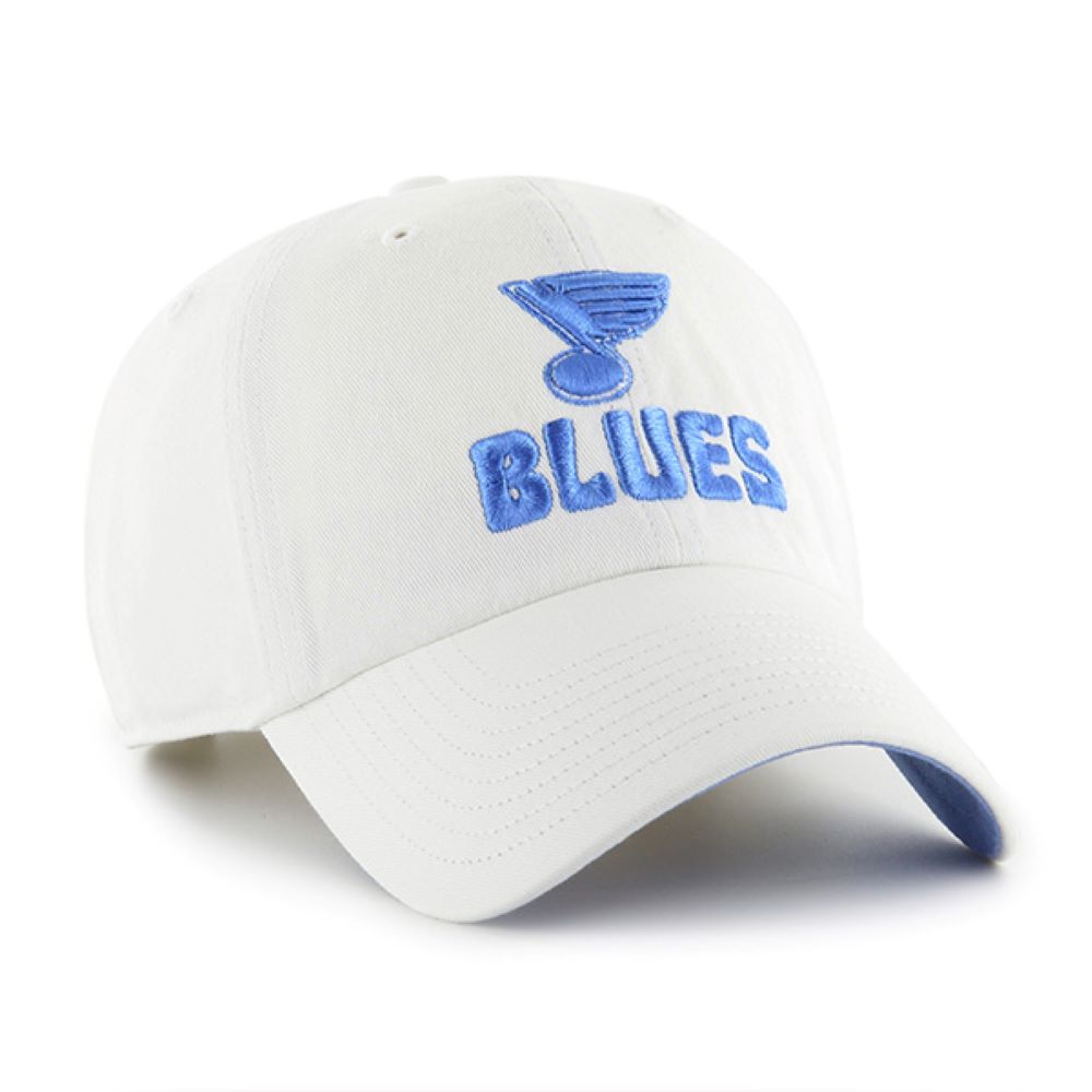 ST. LOUIS BLUES ’47 LADIES LUMINANCE STRAPBACK - WHITE Hat '47 Brand   