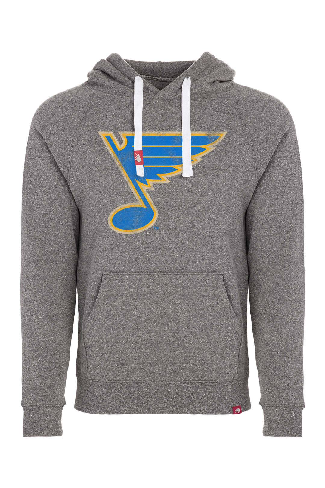 ST. LOUIS BLUES SPORTIQE MEN'S HERITAGE OLSEN HOODIE - GREY Hoodie Sportiqe   