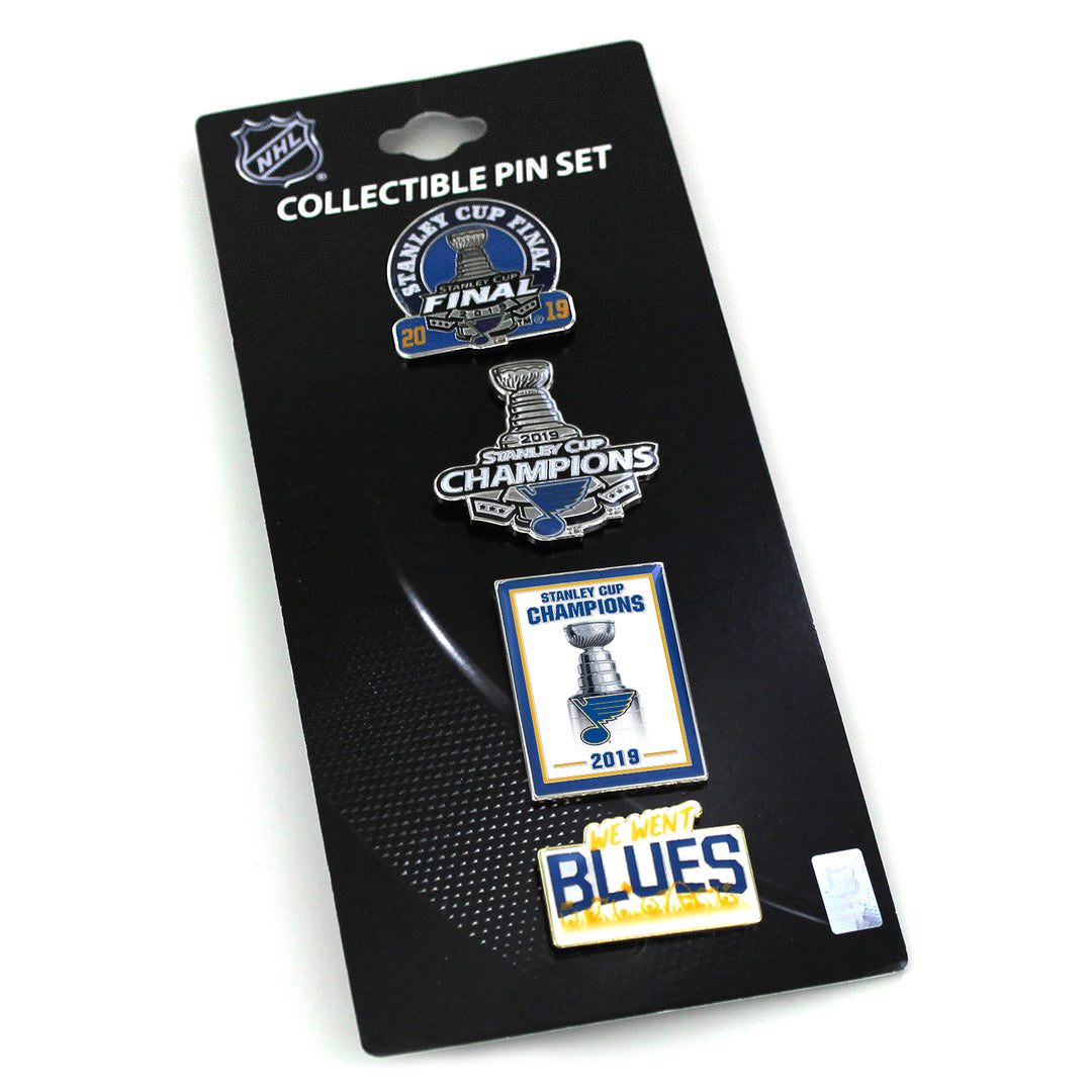 WE WENT BLUES COLLECTOR 4 PIN SET LAPEL PIN Aminco   