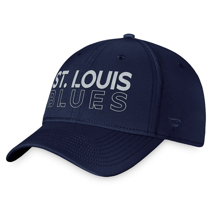 St. Louis BLUES Hat Baseball Ball Cap Flex FITTED ONE SIZE Mesh