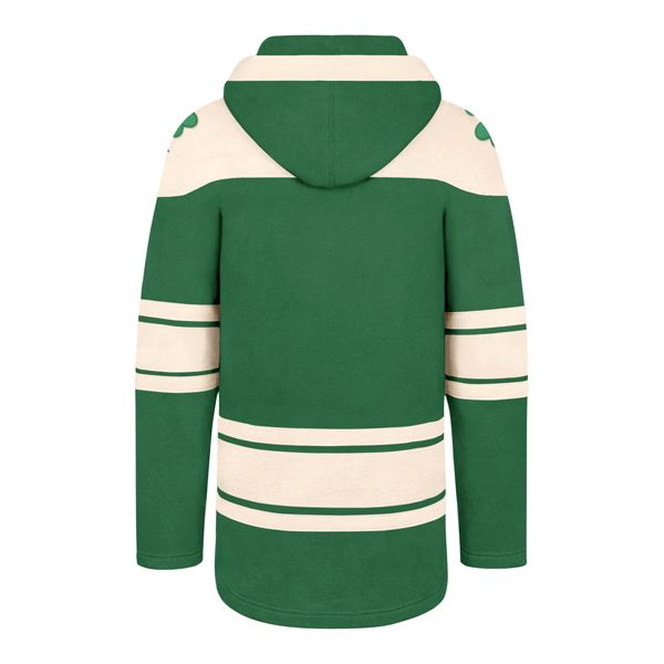 ST. LOUIS BLUES '47 ST. PATRICK'S DAY SUPERIOR STRIPED LACER HOODIE - GREEN Hoodie '47 Brand