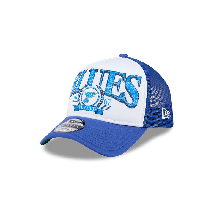 ST. LOUIS BLUES NEW ERA 940AF FOAM SNAPBACK - WHITE/ROYAL Hat New Era