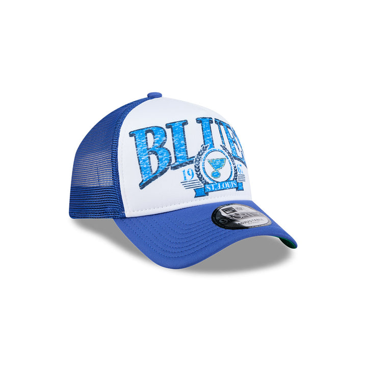 ST. LOUIS BLUES NEW ERA 940AF FOAM SNAPBACK - WHITE/ROYAL Hat New Era