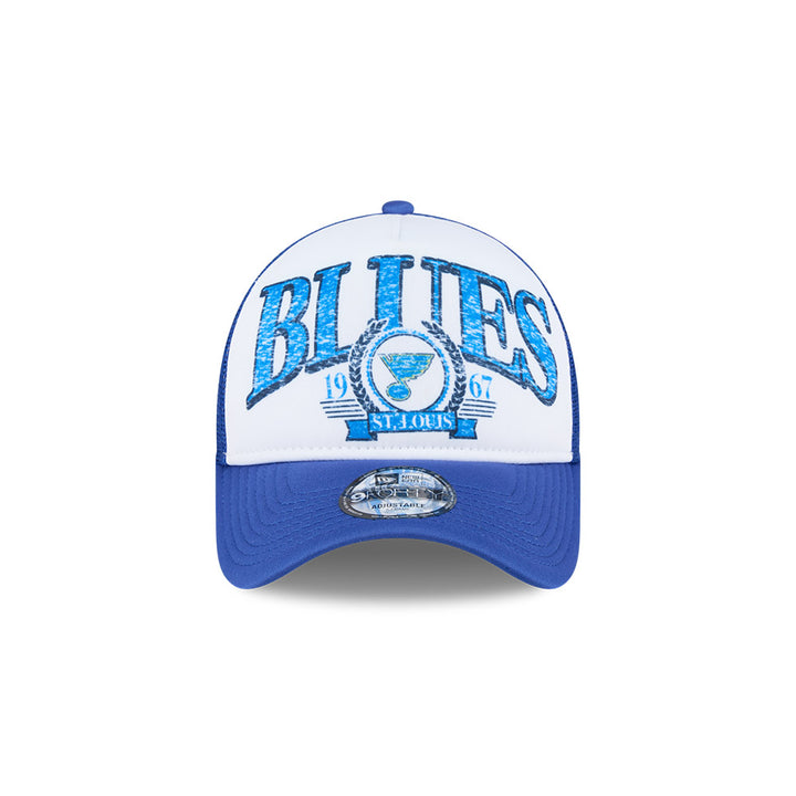 ST. LOUIS BLUES NEW ERA 940AF FOAM SNAPBACK - WHITE/ROYAL Hat New Era