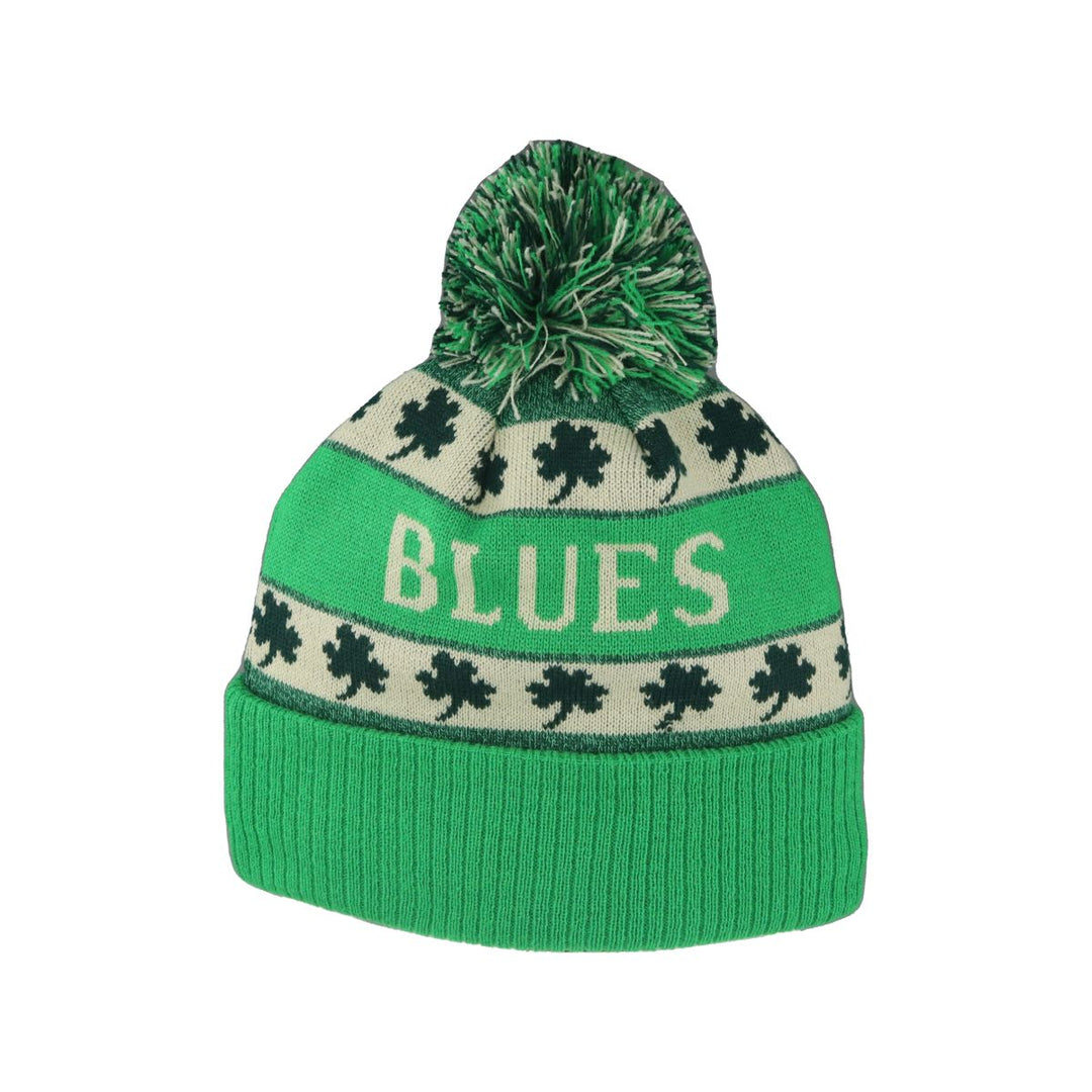 ST. LOUIS BLUES ZEPHYR ST. PADDY'S DAY POM KNIT - GREEN Knit Zephyr