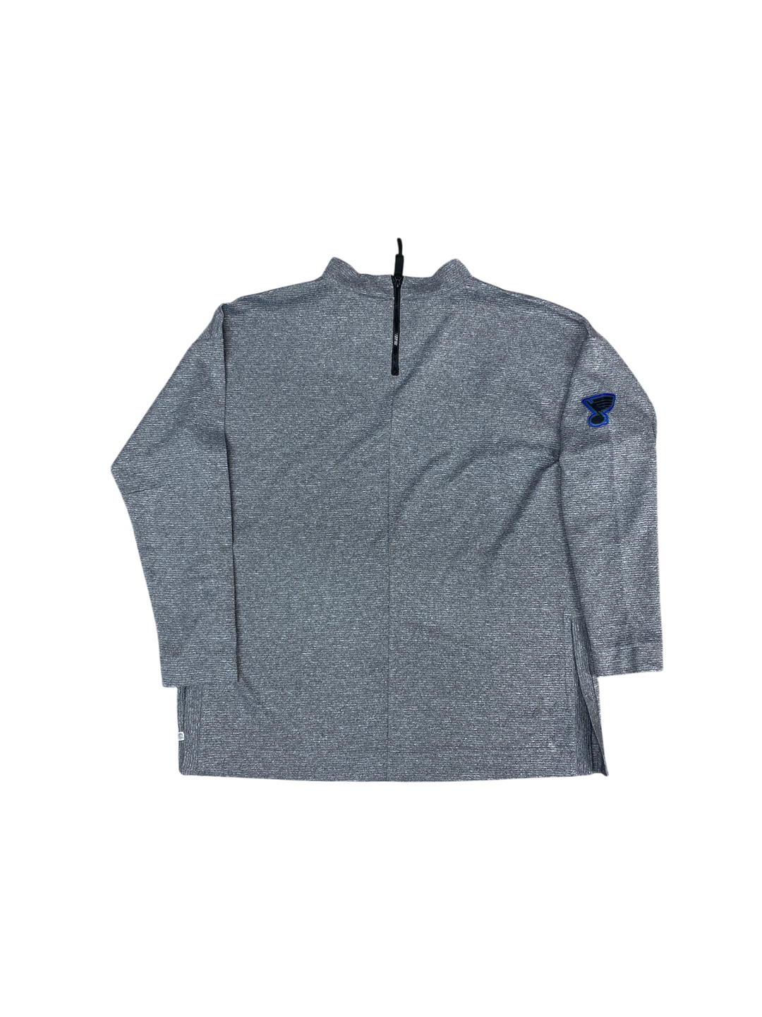 ST. LOUIS BLUES LEVELWEAR LADIES BLACKLIGHT CHOSE Q-ZIP - GREY Outerwear Levelwear   