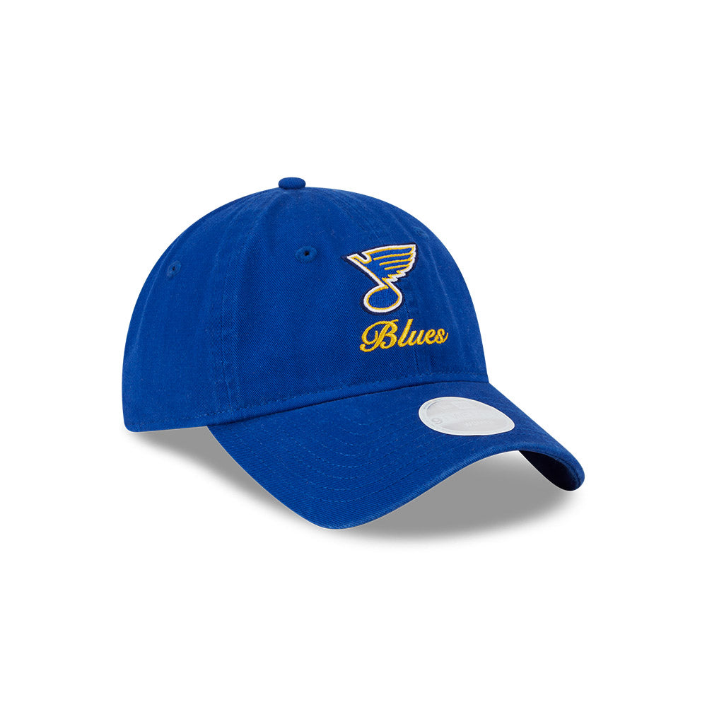 ST. LOUIS BLUES NEW ERA 9TWENTY LADIES PREPPY STRAPBACK - ROYAL Hat New Era