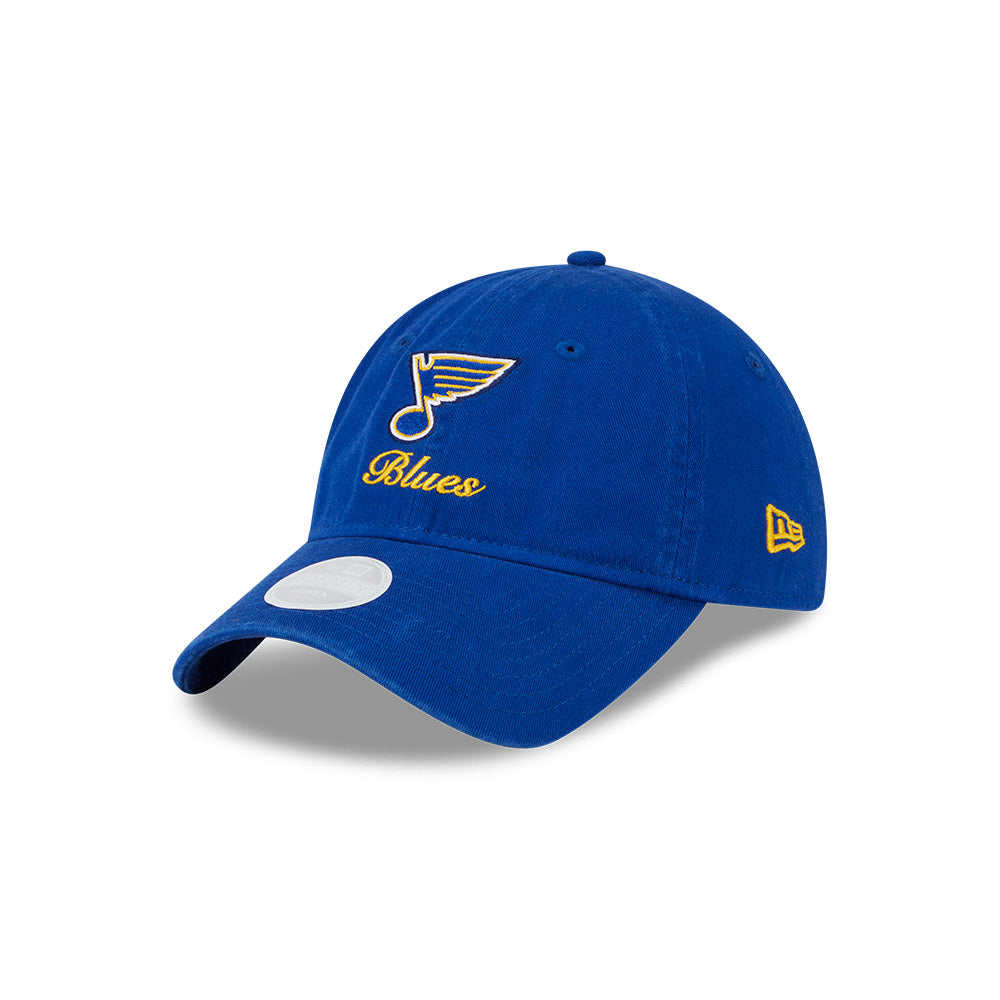 ST. LOUIS BLUES NEW ERA 9TWENTY LADIES PREPPY STRAPBACK - ROYAL Hat New Era