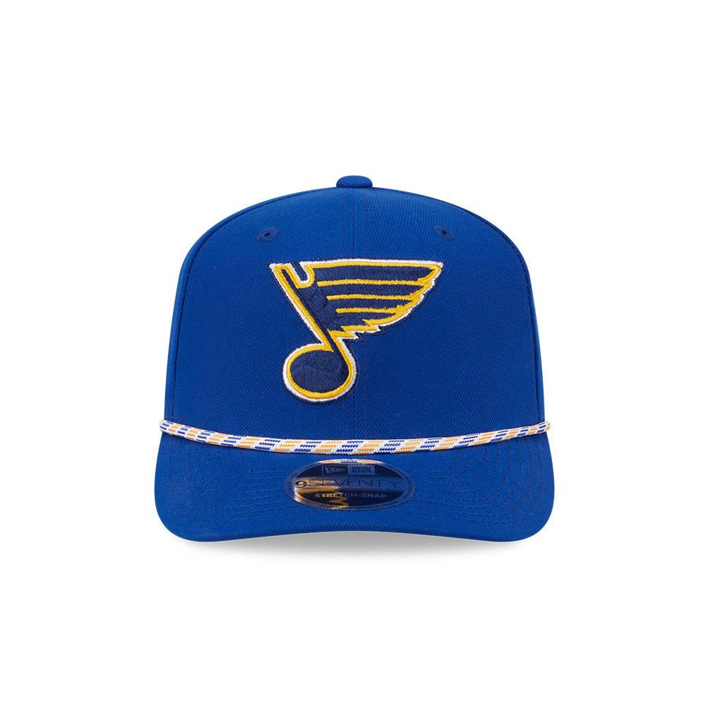 ST. LOUIS BLUES NEW ERA 9SEVENTY NOTE ROPE SNAPBACK - ROYAL Hat New Era