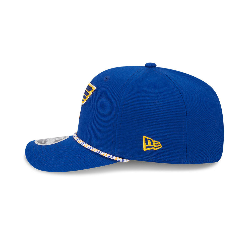 ST. LOUIS BLUES NEW ERA 9SEVENTY NOTE ROPE SNAPBACK - ROYAL Hat New Era