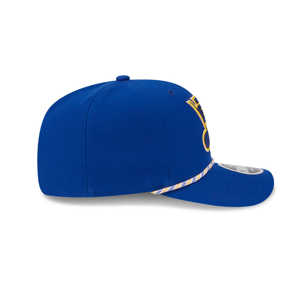 ST. LOUIS BLUES NEW ERA 9SEVENTY NOTE ROPE SNAPBACK - ROYAL Hat New Era