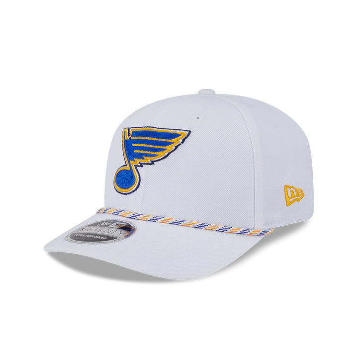 ST. LOUIS BLUES NEW ERA 9SEVENTY NOTE ROPE SNAPBACK - WHITE Hat New Era