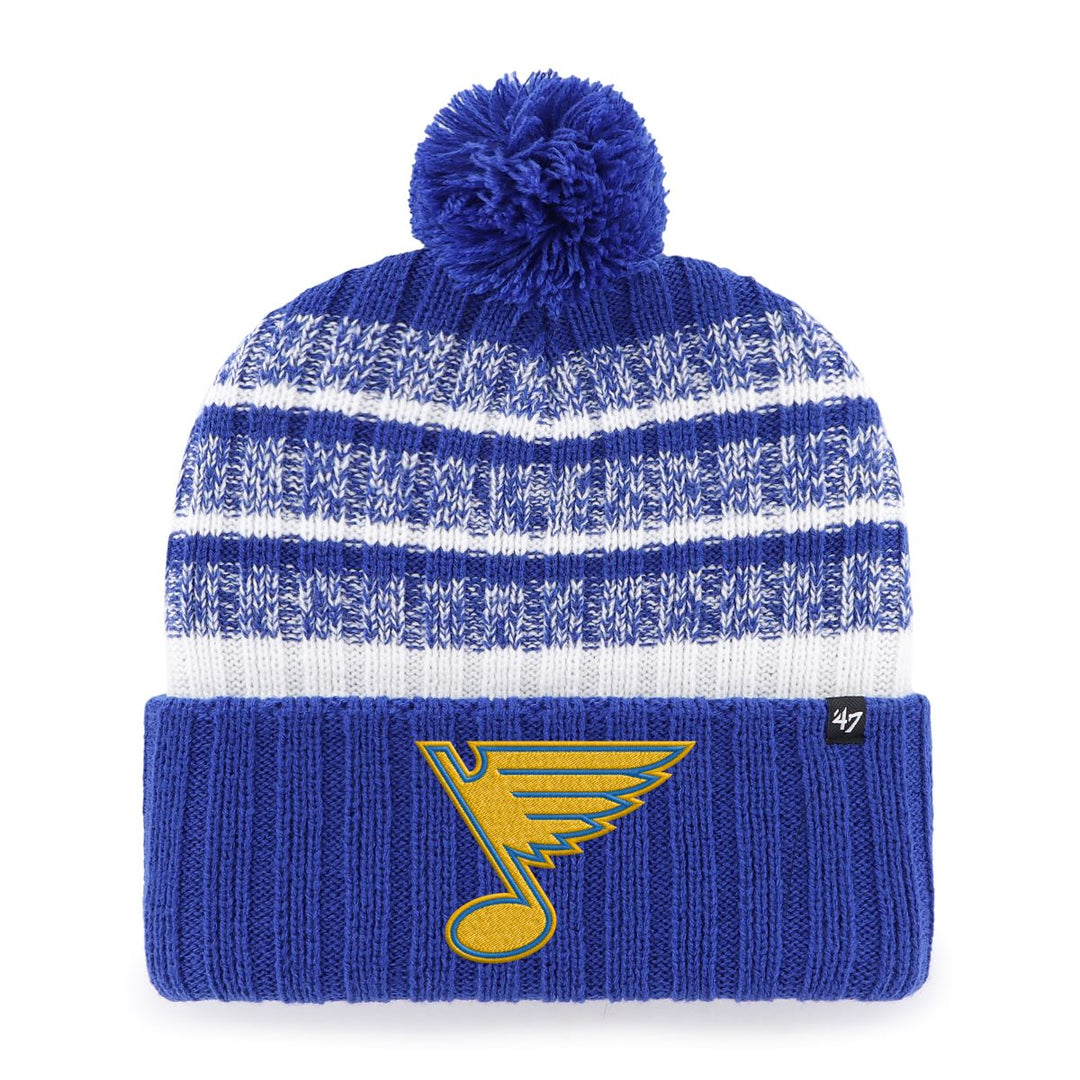 ST. LOUIS BLUES '47 WINTER CLASSIC TAVERN POM KNIT - ROYAL Knit '47 Brand