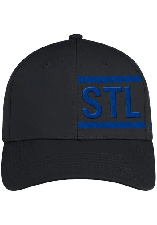 ST. LOUIS BLUES ADIDAS TEAM CODE FLEX FIT HAT - BLACK Hat adidas   