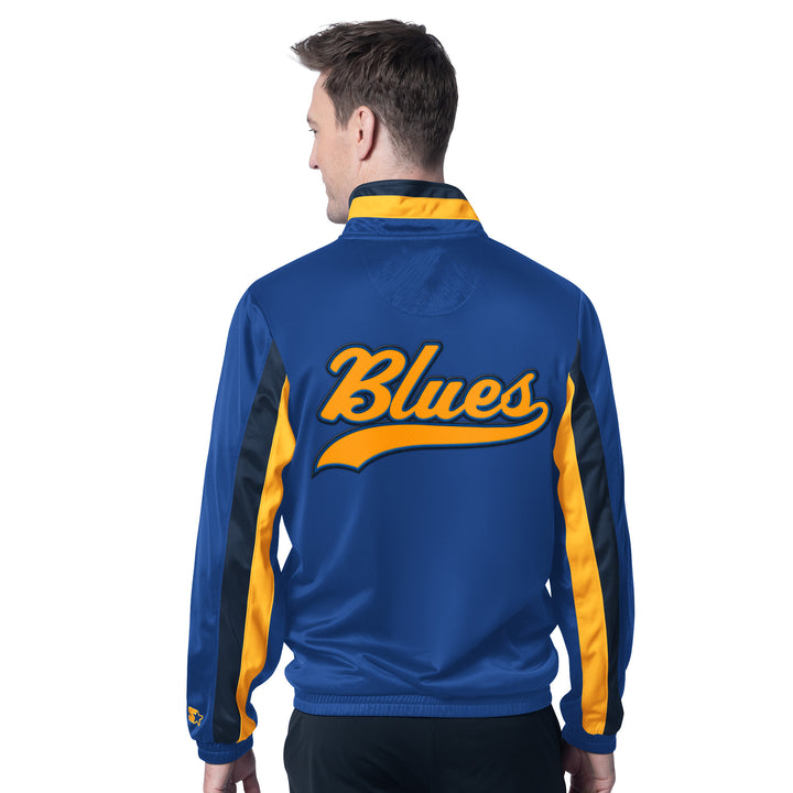 ST. LOUIS BLUES STARTER REPLAY TRACK JACKET - ROYAL Outerwear G-III   