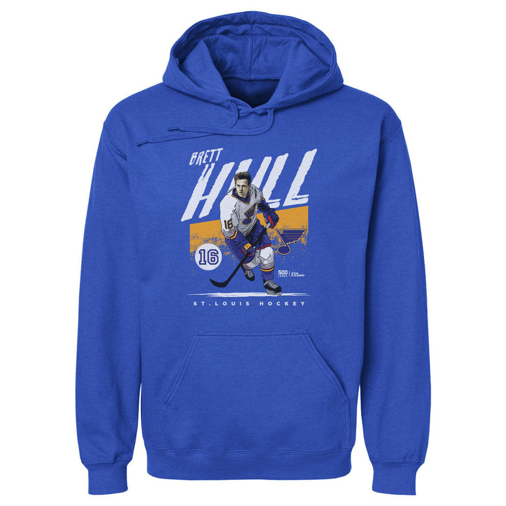 Brett Hull St. Louis Blues Hoodie - 2 Colors Men's Hoodie 500 LEVEL Royal Blue S Men's Hoodie