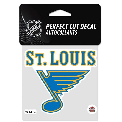 ST. LOUIS BLUES PERFECT CUT WINTER CLASSIC DECAL 4in X 4in Accessories WinCraft