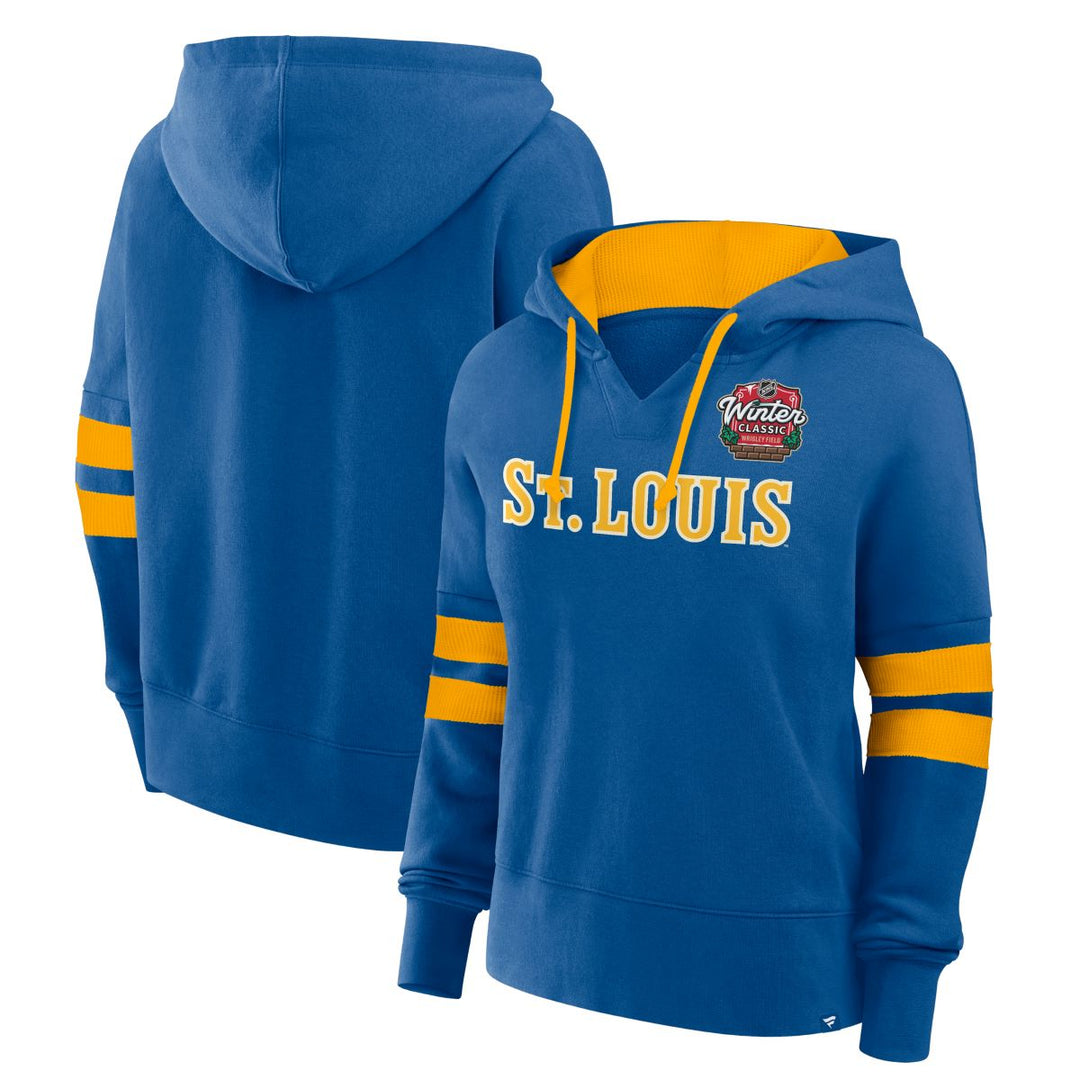 ST. LOUIS BLUES WINTER CLASSIC LADIES HOODIE - AIR FORCE BLUE Apparel & Accessories Fanatics