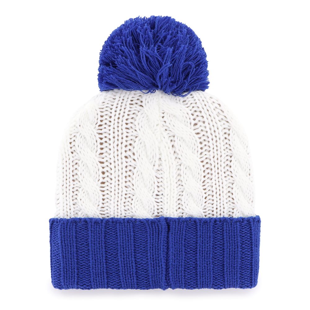 ST. LOUIS BLUES '47 LADIES NOTE FIRESIDE POM KNIT - ROYAL/WHITE Knit '47 Brand   