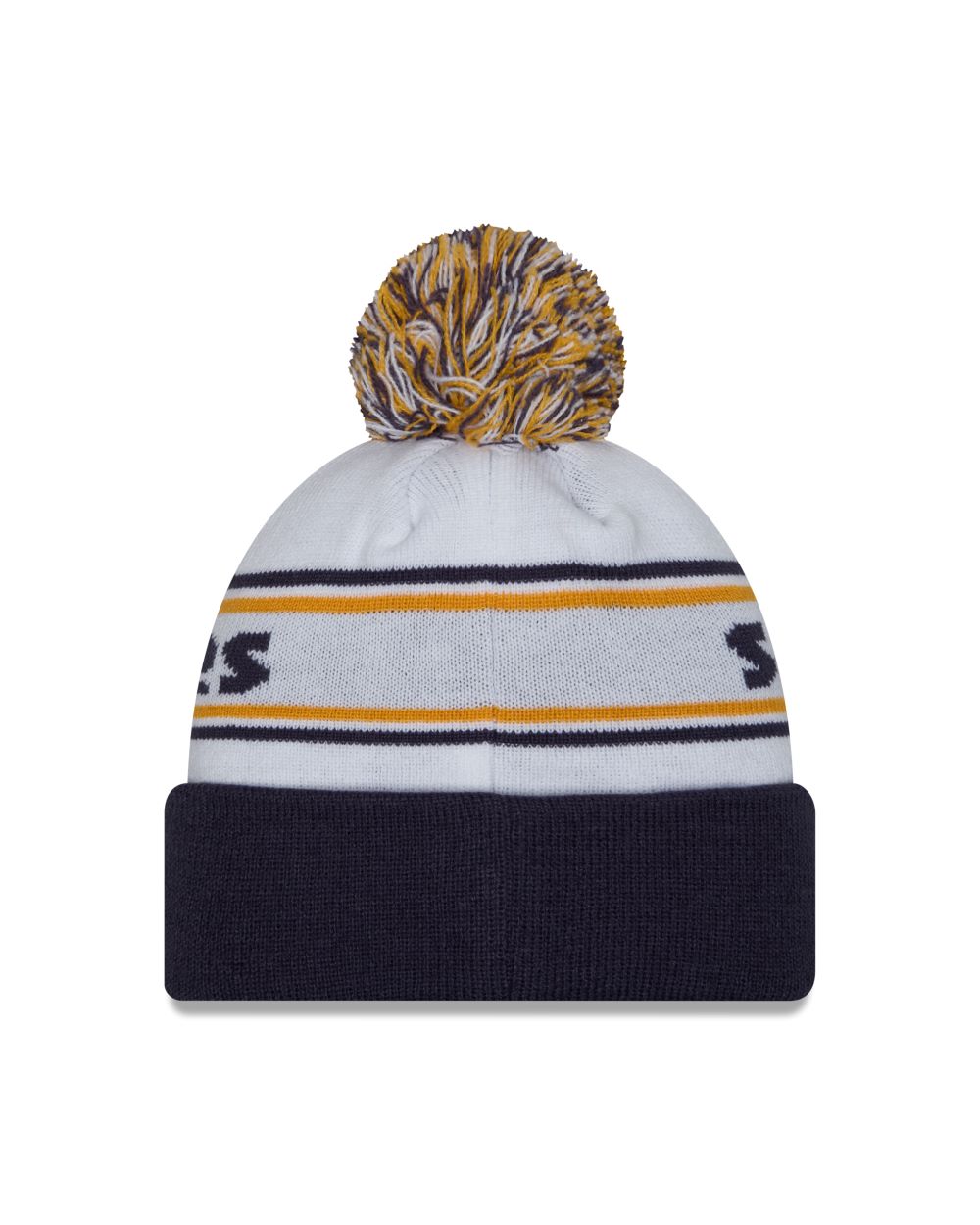 ST. LOUIS BLUES NEW ERA NOTE BANDED POM KNIT - WHITE/NAVY Knit New Era   