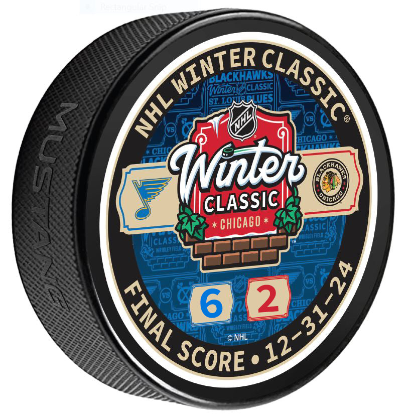 WINTER CLASSIC FINAL SCORE PUCK - 3 INCHES Puck Mustang Products