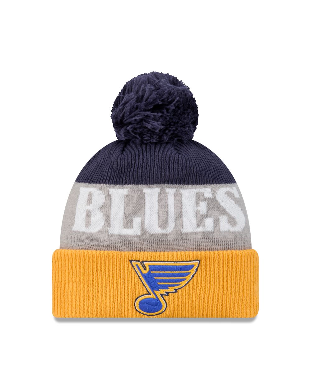 ST. LOUIS BLUES NEW ERA NOTE SHADED POM KNIT - MULTI Knit New Era   