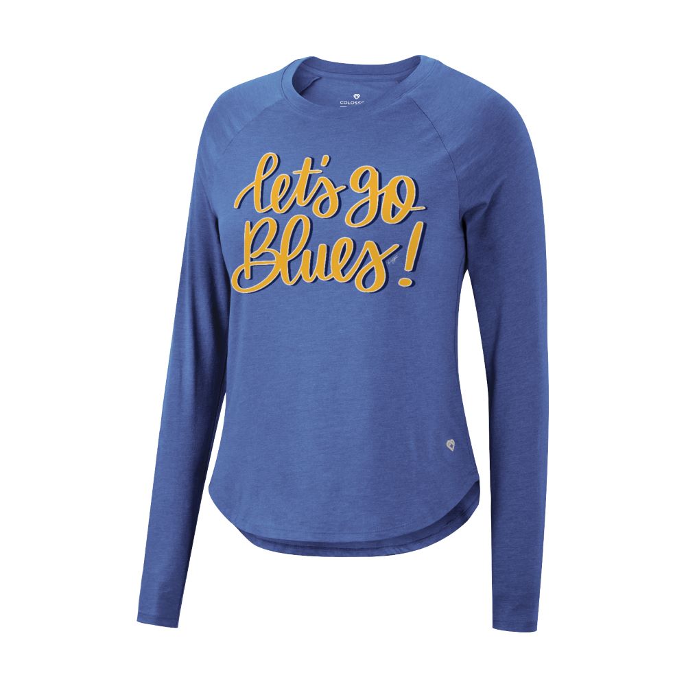 ST. LOUIS BLUES EMILY STAHL LADIES SLB HARLOW LS - ROYAL – STL Authentics