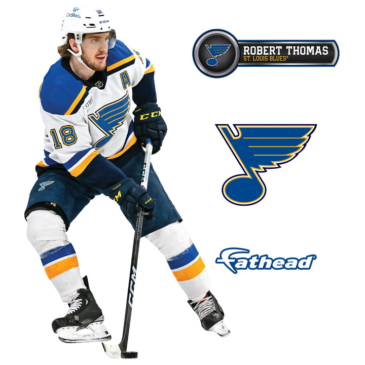 St. Louis Blues: Robert Thomas         - Officially Licensed NHL Removable     Adhesive Decal