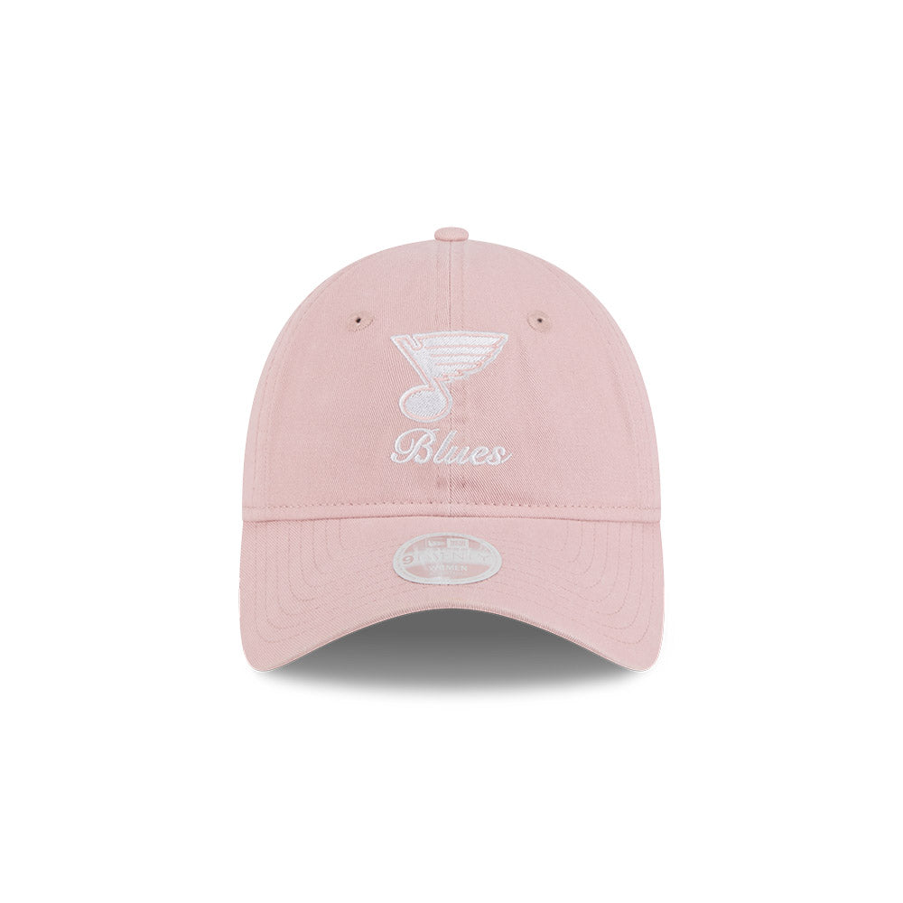 ST. LOUIS BLUES NEW ERA 9TWENTY LADIES PREPPY STRAPBACK - PINK Hat New Era