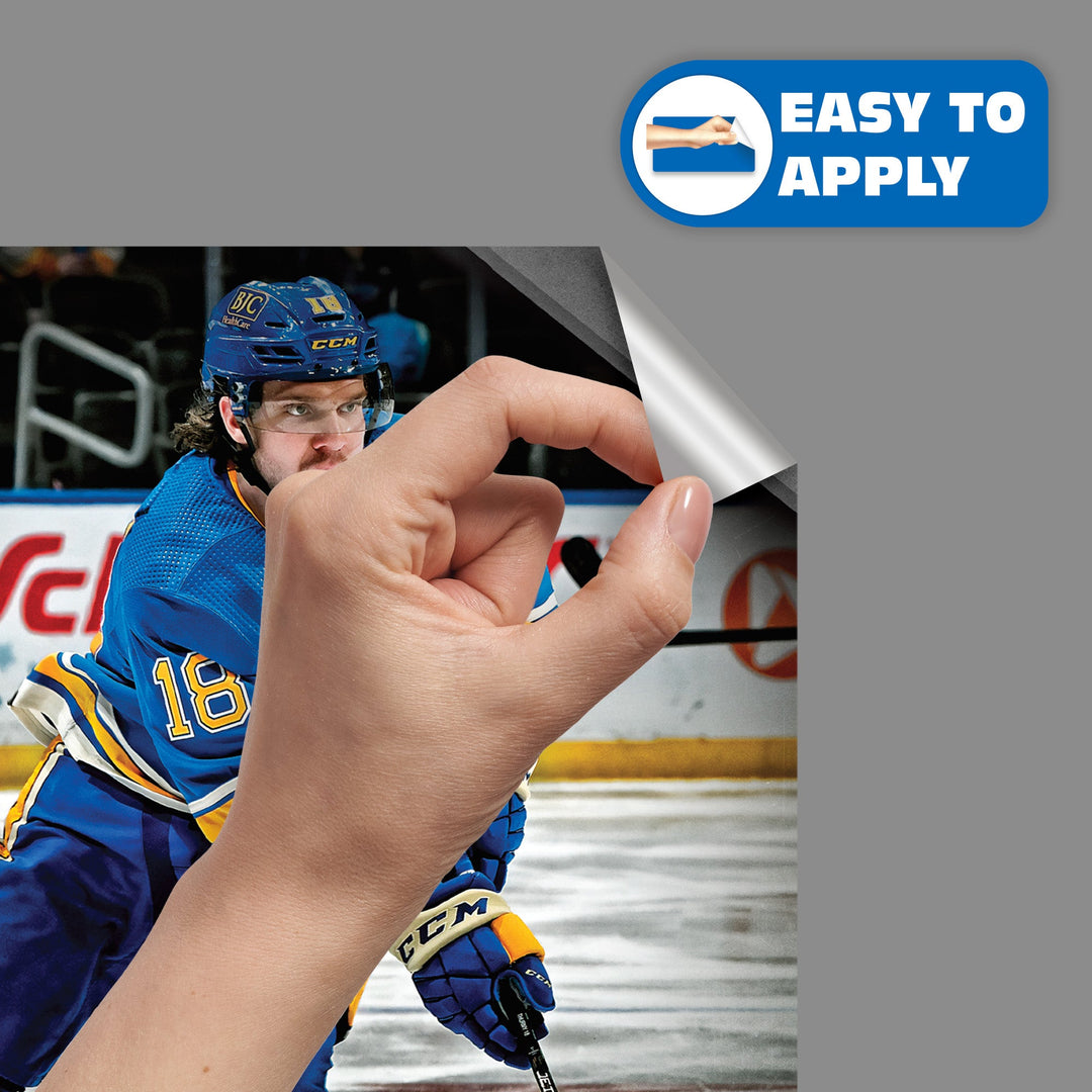 St. Louis Blues: Robert Thomas         - Officially Licensed NHL Removable     Adhesive Decal