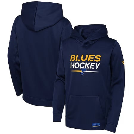 St. Louis Blues Girls Youth Record Setter Pullover Hoodie - Blue