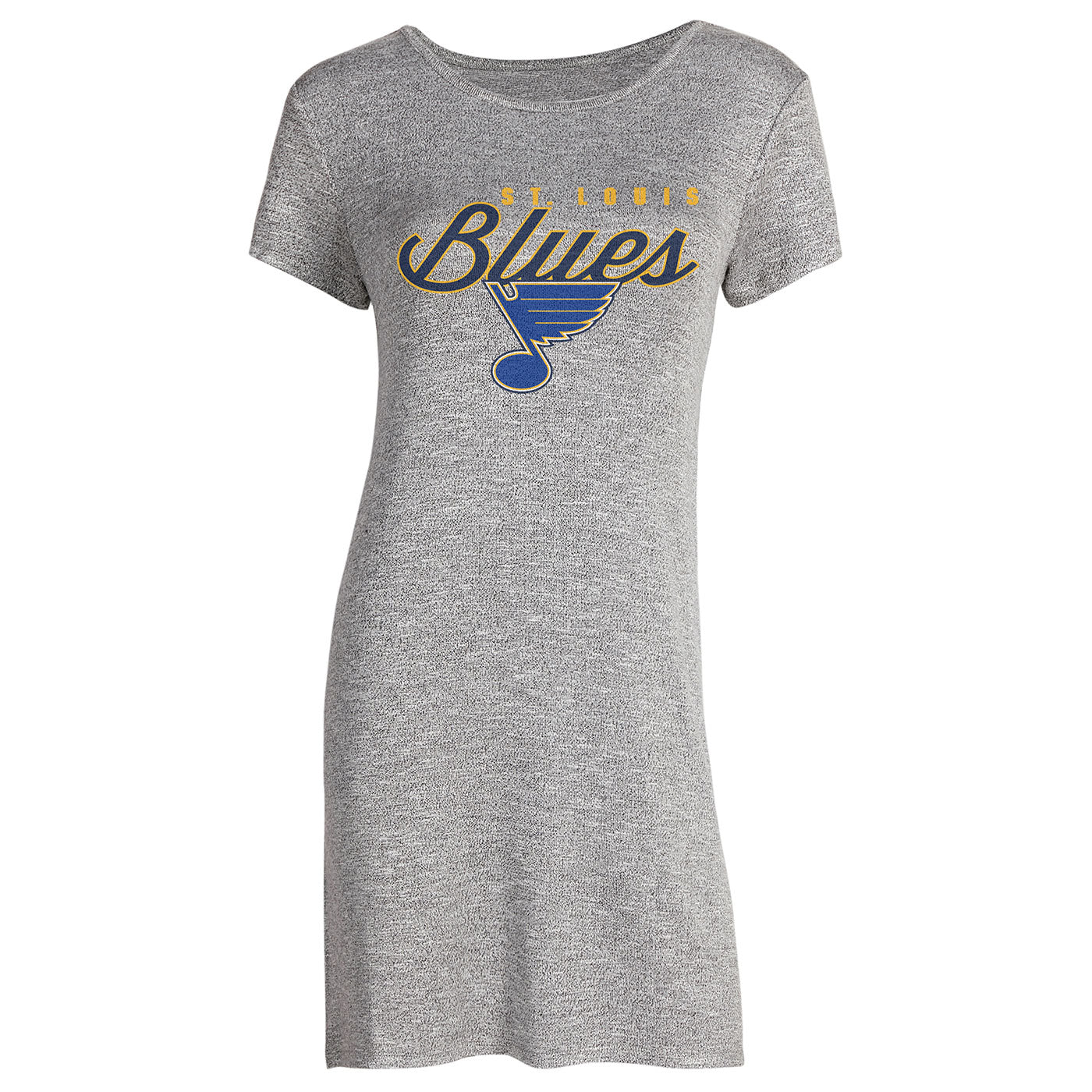 St. Louis Blues Concepts Sport Womens Long Night Shirt Heather