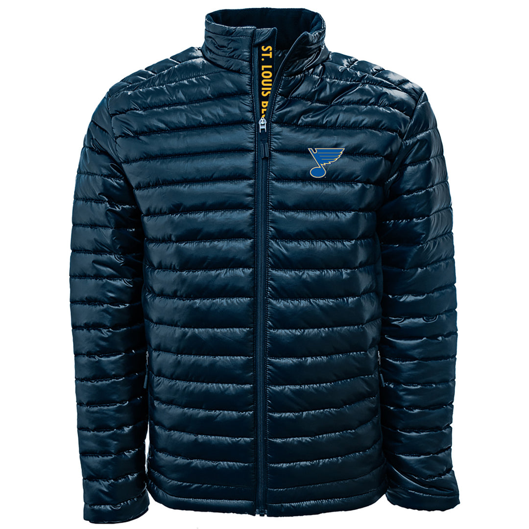 ST. LOUIS BLUES LEVELWEAR QUILT SPHERE JACKET - NAVY Outerwear Levelwear   