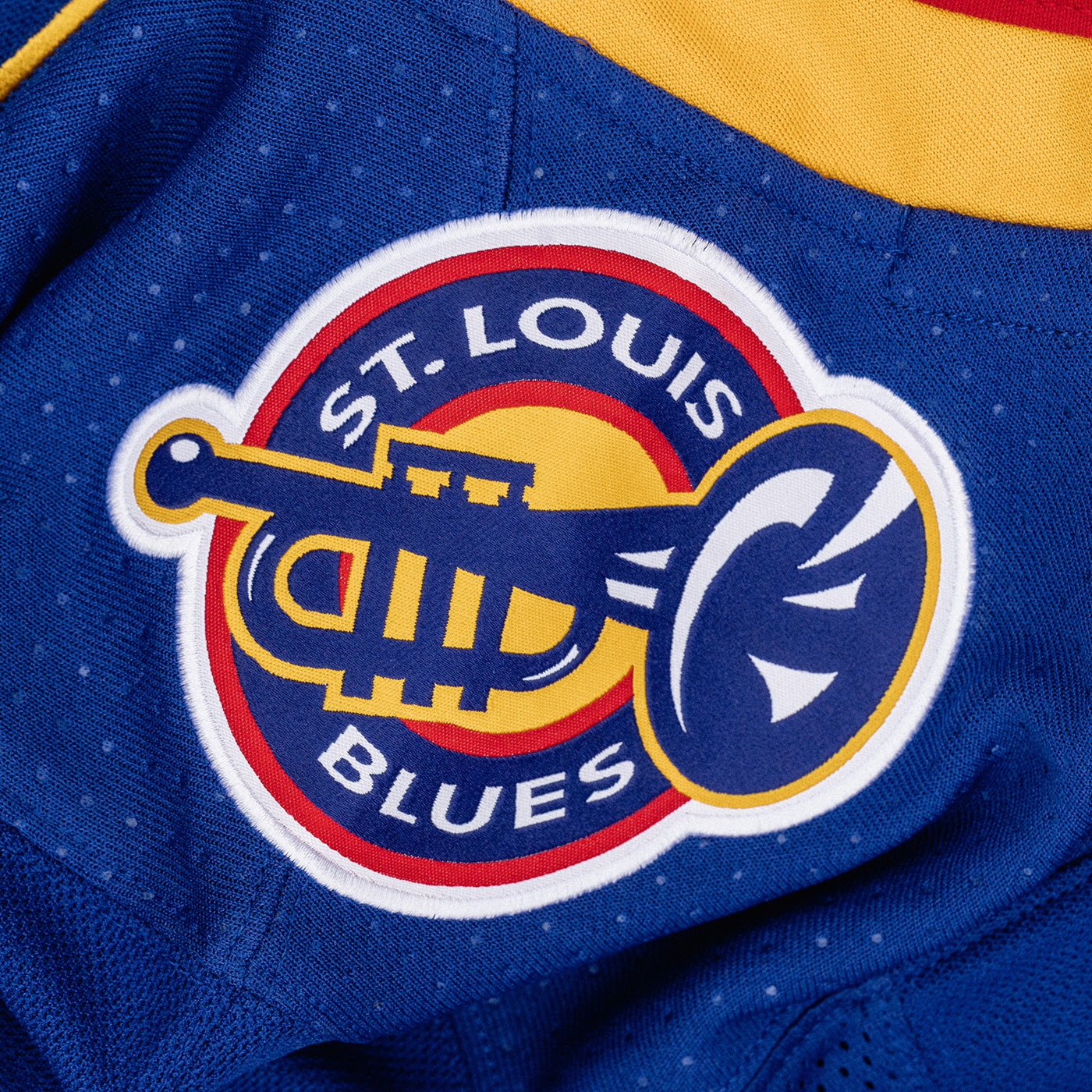 Vintage St Louis Blues Jersey XL Blue Multicolor 90s - Depop